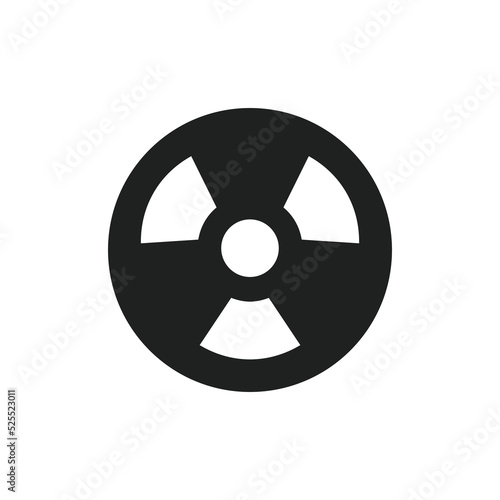 Radioactive icon vector design illustration