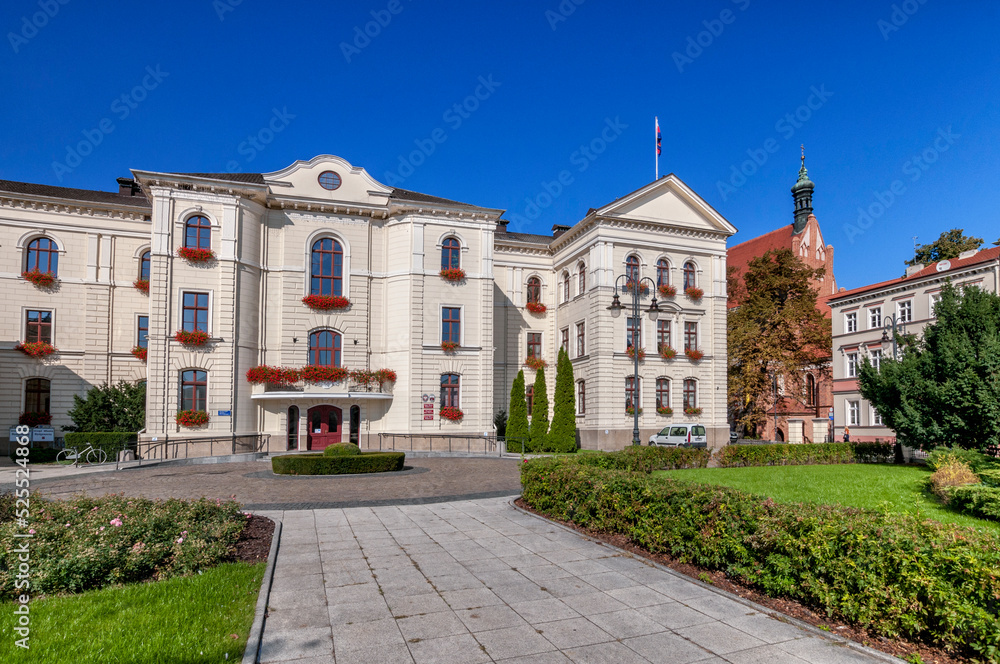 Town Hall, former Jesuit college. Bydgoszcz, Kuyavian-Pomeranian Voivodeship, Poland.