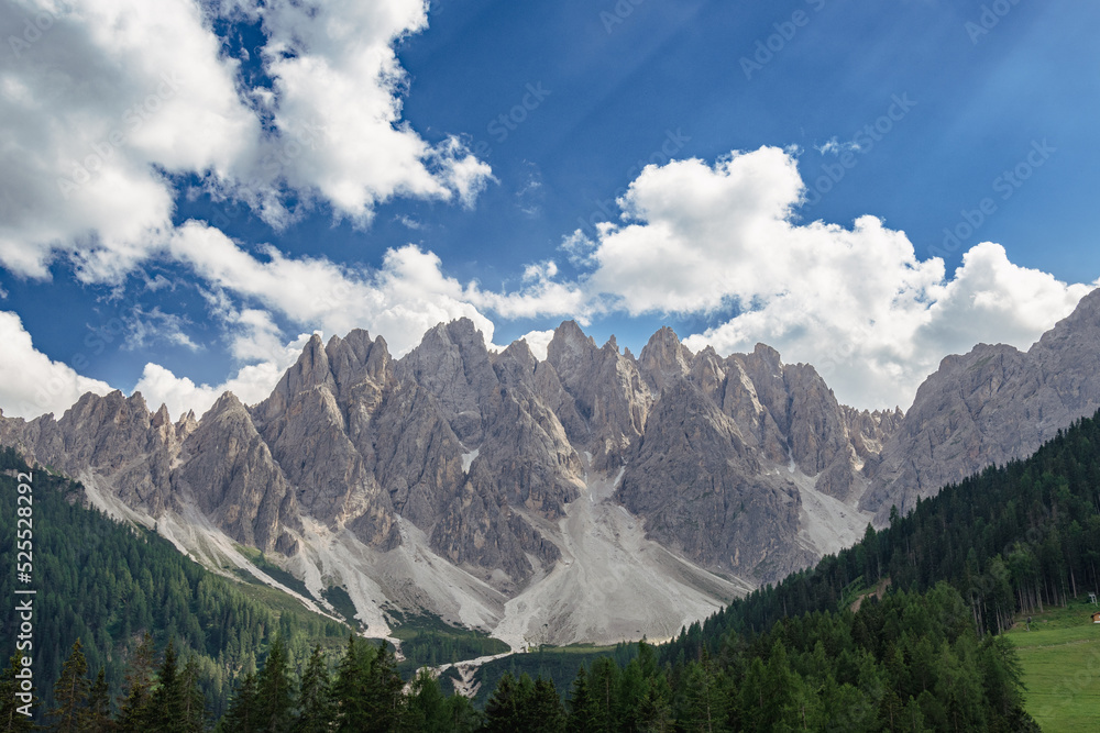 Obraz premium Spectacular view of the Dolomites from Val Pusteria