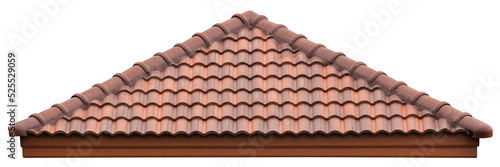 new brown roof of home photo