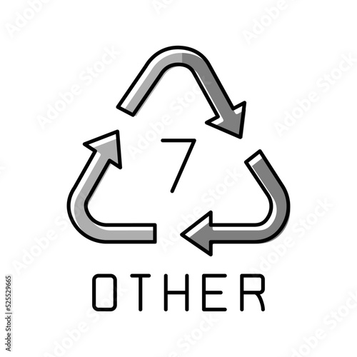 other plastic product sign color icon vector illustration