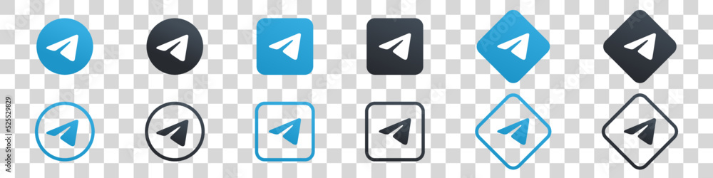 telegram logo. telegram button. telegram icon. telegram vector ...
