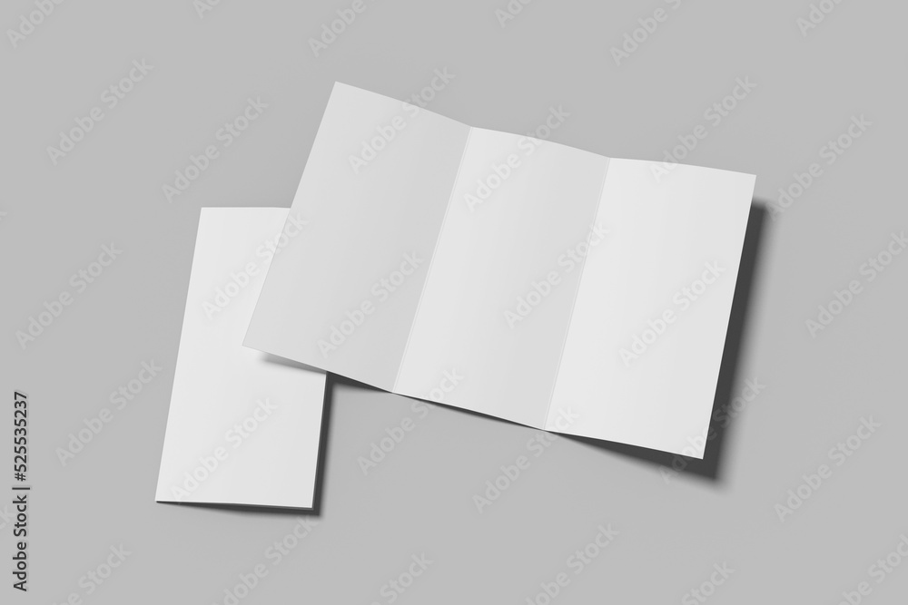 A4 Trifold Brochure Blank Mockup A4 Trifold Brochure Blank Mockup