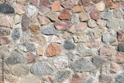 Fieldstone wall
