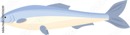 Perch fish icon cartoon vector. Sea herring. Aquatic food