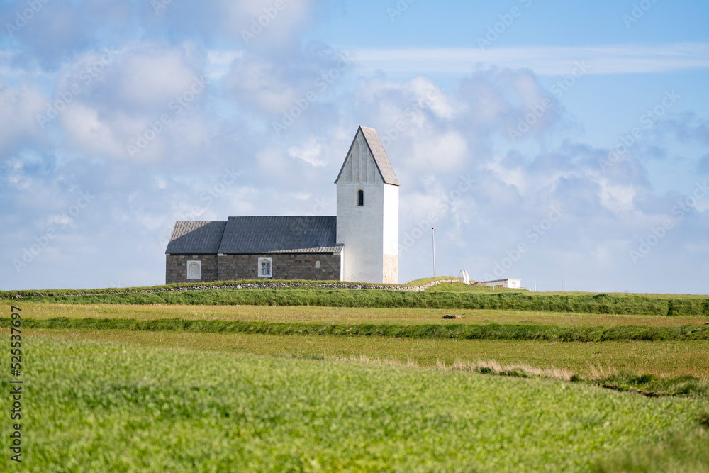 Trans church as seen from the north in Jutland, Denmark Trans church as seen from the north in Jutland, Denmark