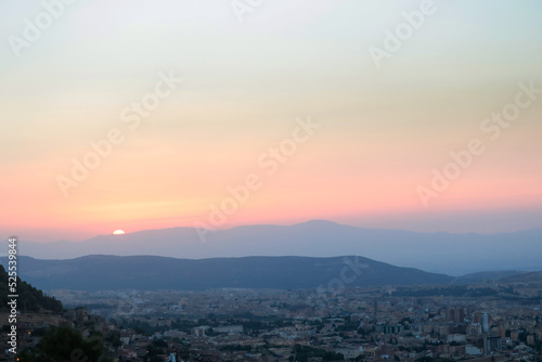 travel to algeria , sunset from Lalla Setti , Tlemcen , Algeria © Zakarya Roubache
