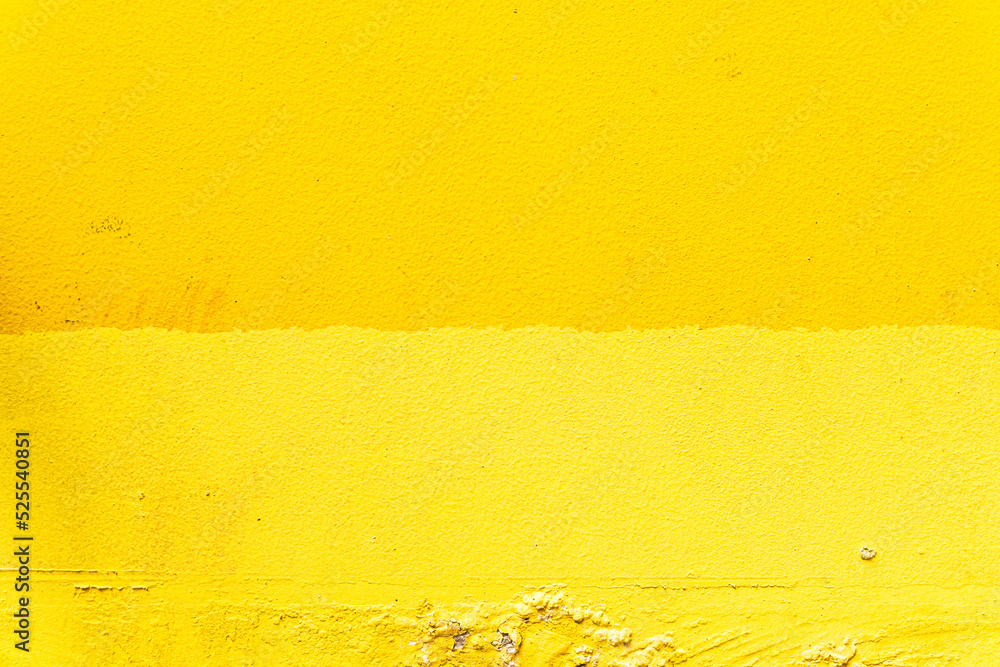 Yellow background, damaged wall, energetic colors, summer texture.