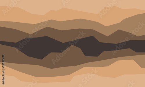 Layered brown soil and rock subsurface.
