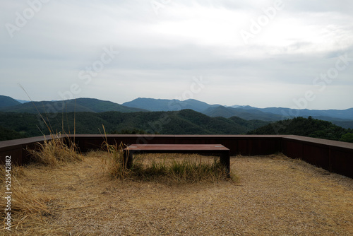 Bench on the mountain