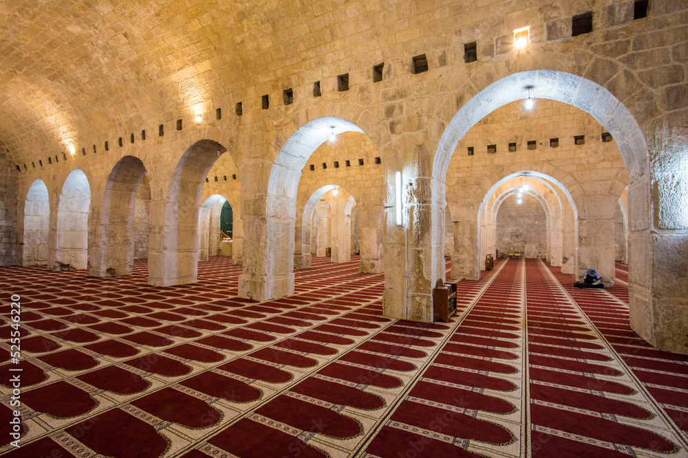 Al-Quds Al-Sharif, Al-Aqsa Mosque, the Holy Dome of the Rock, the courtyards of Al-Aqsa Mosque ...