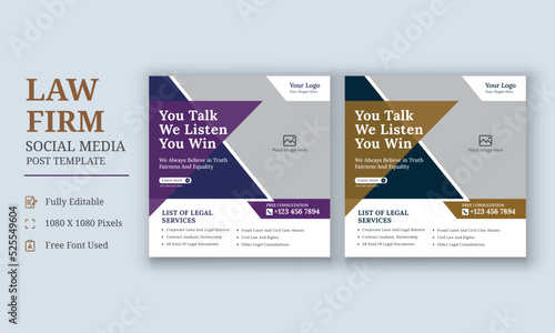 Law Firm Social Media Template, Law Firm and Legal Services Social Media, Law Firm and Consultancy Social Media Template, Legal Corporate Law Firm Business poster leaflet template design