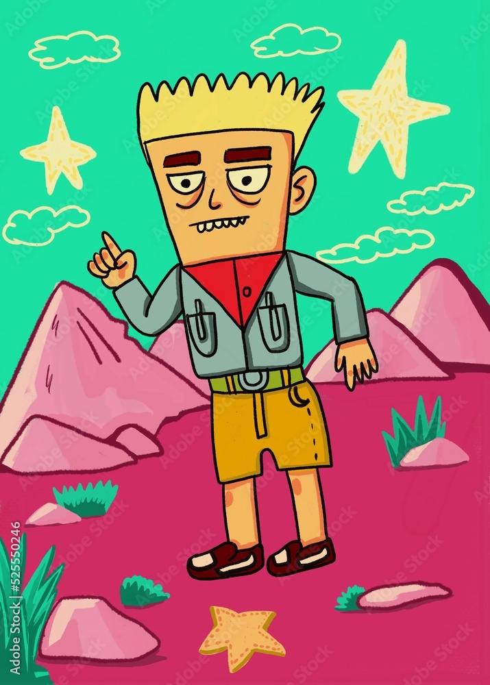 cartoon of a man cartoon of a man