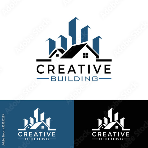 Real Estate Property Building Logo Design Vector