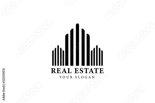 Real estate  apartment  storage  house  rental  business logo template. brand  brand  logotype  company  company  identity. Clean  modern and elegant trendy design