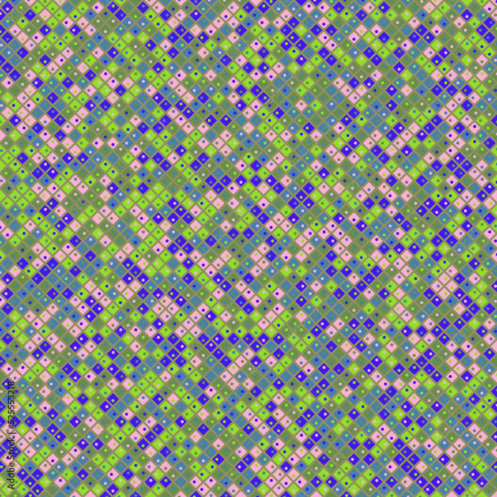 Color Rhombus tile tessellation pattern illustration Color Rhombus tile tessellation pattern illustration