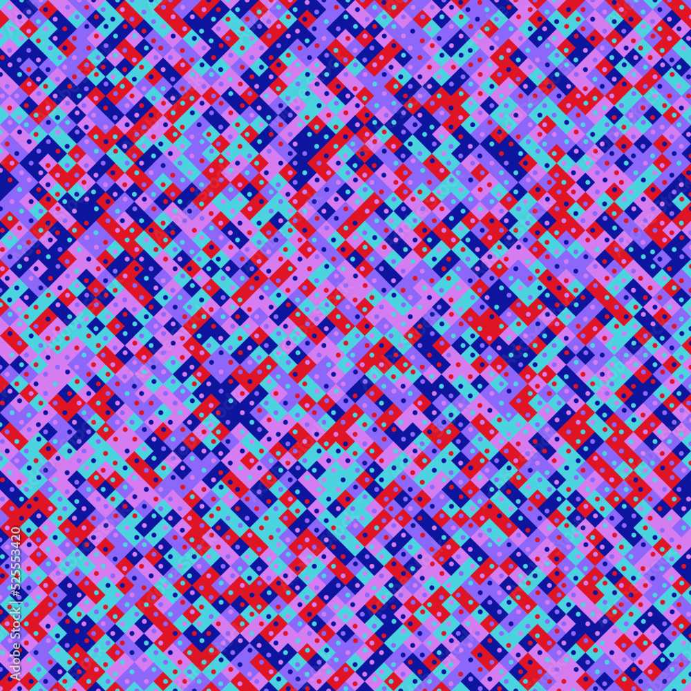Color Rhombus tile tessellation pattern illustration Color Rhombus tile tessellation pattern illustration