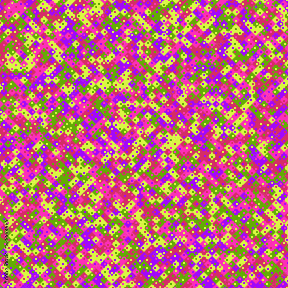 Color Rhombus tile tessellation pattern illustration Color Rhombus tile tessellation pattern illustration