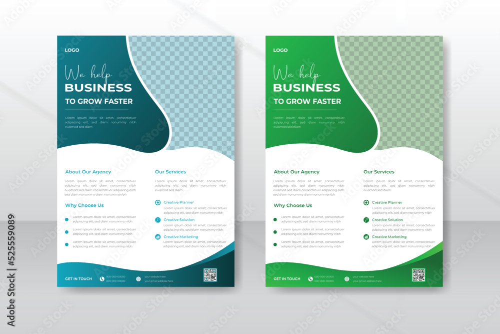 Corporate business flyer template design Corporate business flyer template design