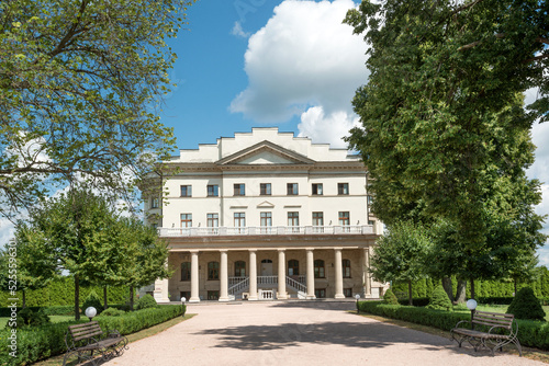 The Razumovski Palace in Baturyn, Ukraine, the historical residence of  Kyrylo Rozumovskyi, Hetman of Ukraine, built in Palladian style #525559630