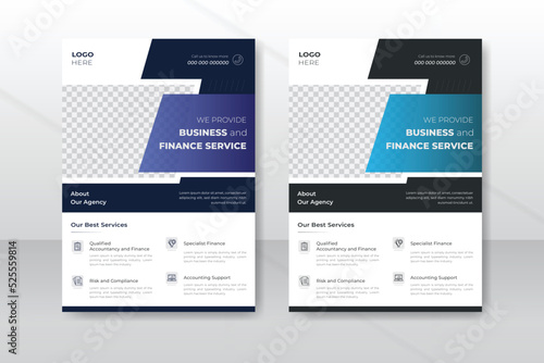 Corporate business flyer template design ©  Graphic Franchise