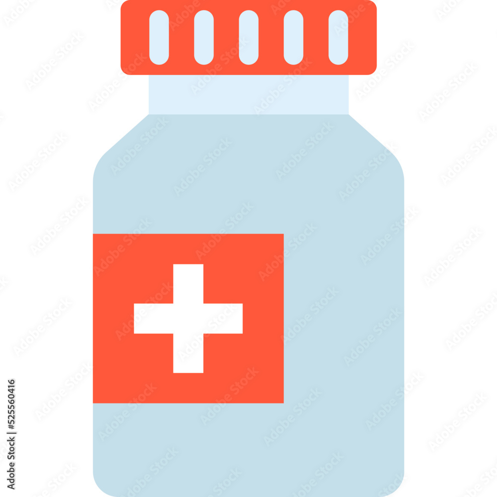 Obraz premium Medicine bottle Isolated Vector icon which can easily modify or edit 