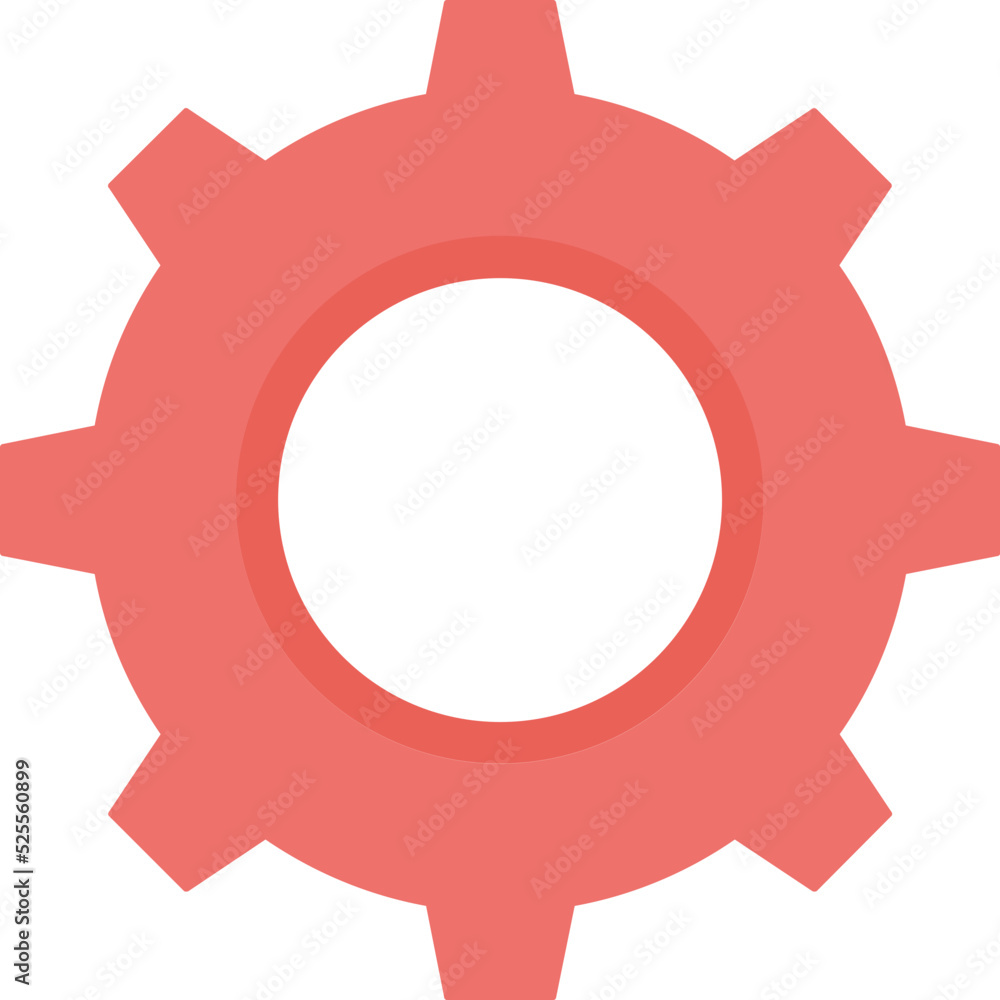 Gear Isolated Vector icon which can easily modify or edit

