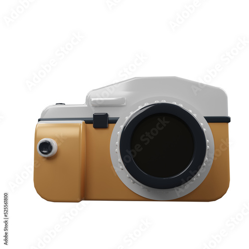 Pollaroid Camera icon isolated 3d Render illustration photo