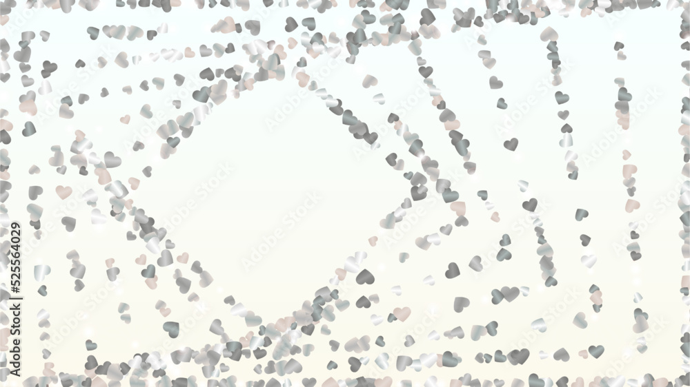 Realistic Background with Confetti of Hearts Glitter Particles. St. Valentine Day. Celebration pattern. Light Spots. Explosion of Confetti. Glitter Vector Illustration. Design for Banner. Realistic Background with Confetti of Hearts Glitter Particles. St. Valentine Day. Celebration pattern. Light Spots. Explosion of Confetti. Glitter Vector Illustration. Design for Banner.