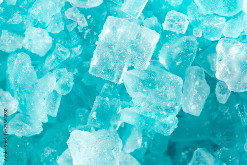 Wallpaper Mural Salt crystals, sea salt as background and texture. Ice crystals turquoise Blue Torontodigital.ca