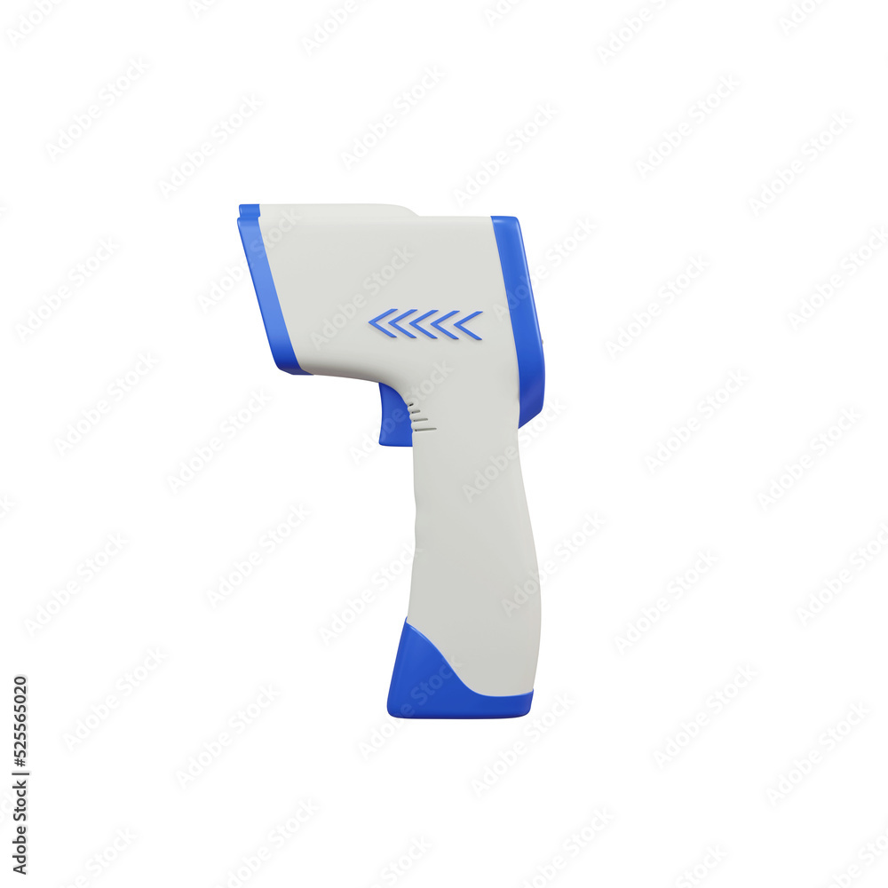 Medical Thermometer icon Isolated 3d render Illustration Medical Thermometer icon Isolated 3d render Illustration