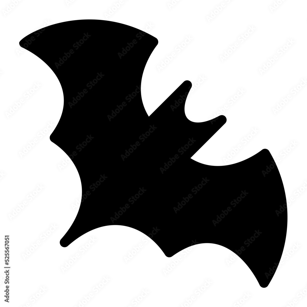 bat glyph icon bat glyph icon
