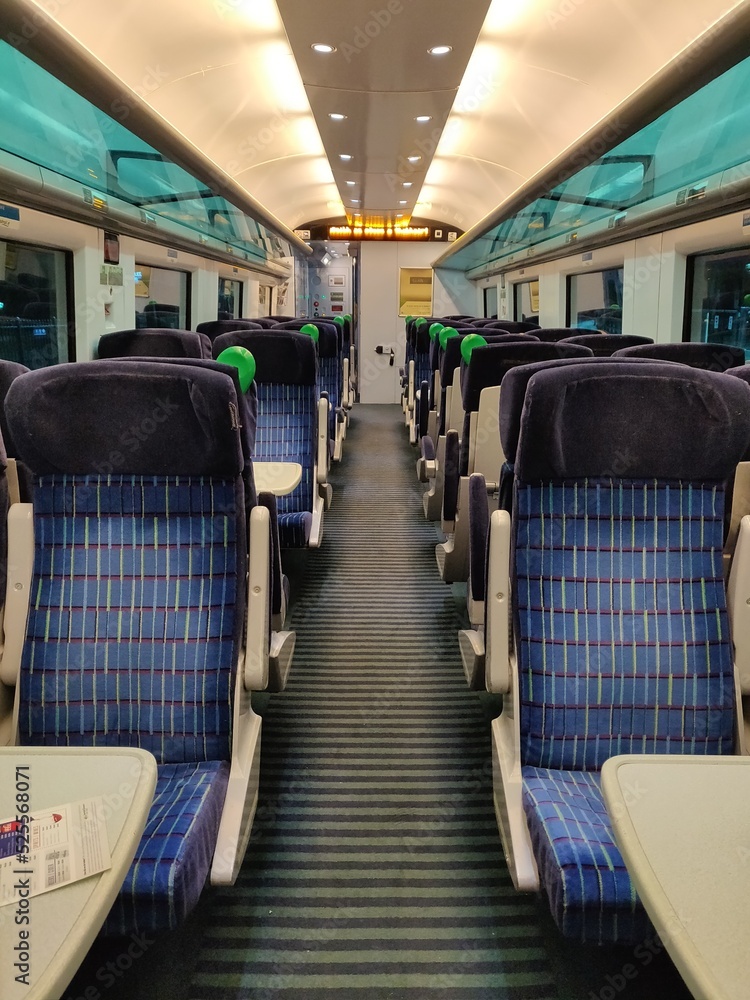 Fototapeta premium interior of a train