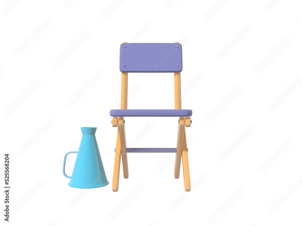 Arm chair home decoration icon Isolated 3d render Illustration Arm chair home decoration icon Isolated 3d render Illustration