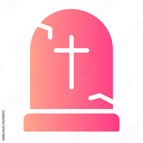 grave gradient icon