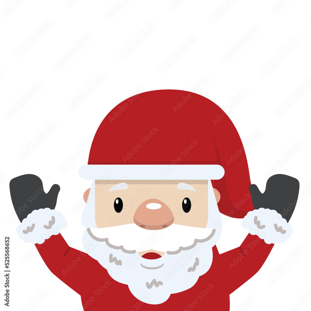 Cute Santa Claus Cartoon vector Cute Santa Claus Cartoon vector