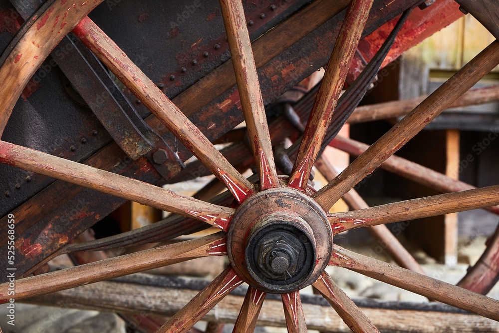 wooden wheel