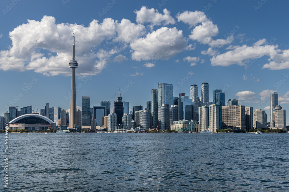 City skyline from Toronto Canada.