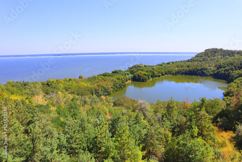 View of Buchak Lake in Cherkasy region, Ukraine  © Lindasky76