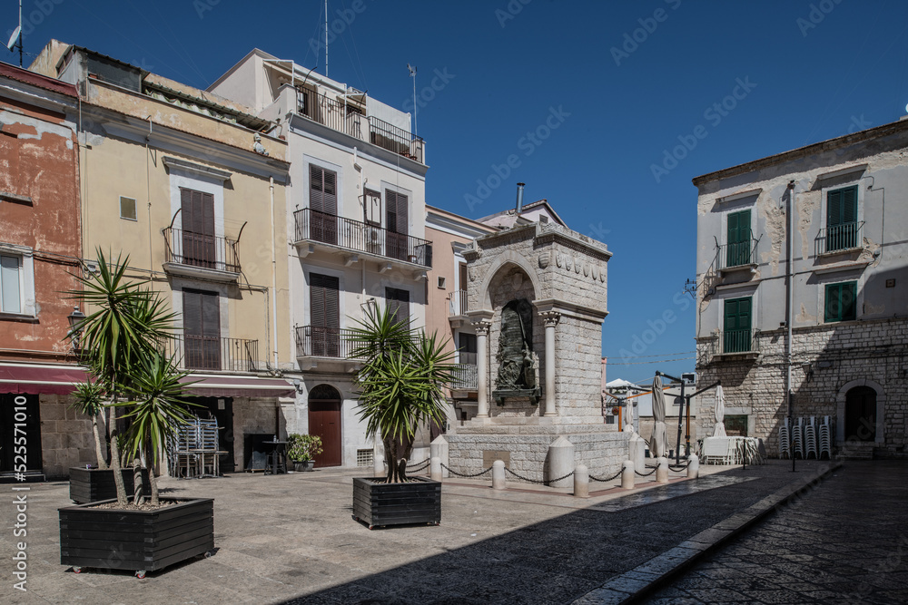 Barletta, Apulia - old town. Landscape and architecture, of southern Italy. view of south italian heritage site. Cityscape of a unique Mediterranean jewel.