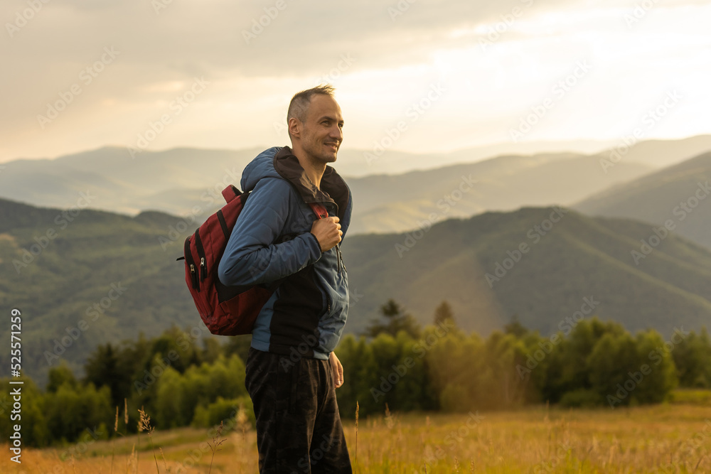 Man traveling with backpack hiking in mountains Travel Lifestyle success concept adventure active vacations outdoor mountaineering sport hipster clothing Man traveling with backpack hiking in mountains Travel Lifestyle success concept adventure active vacations outdoor mountaineering sport hipster clothing