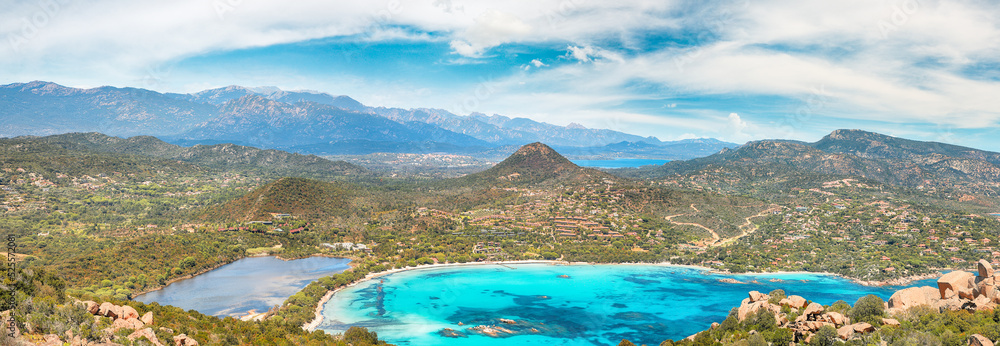 Naklejka premium Astonishing view of Santa Giulia resort.