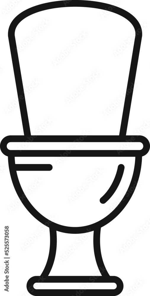 Toilet paper roll icon outline vector. Wc restroom Toilet paper roll icon outline vector. Wc restroom