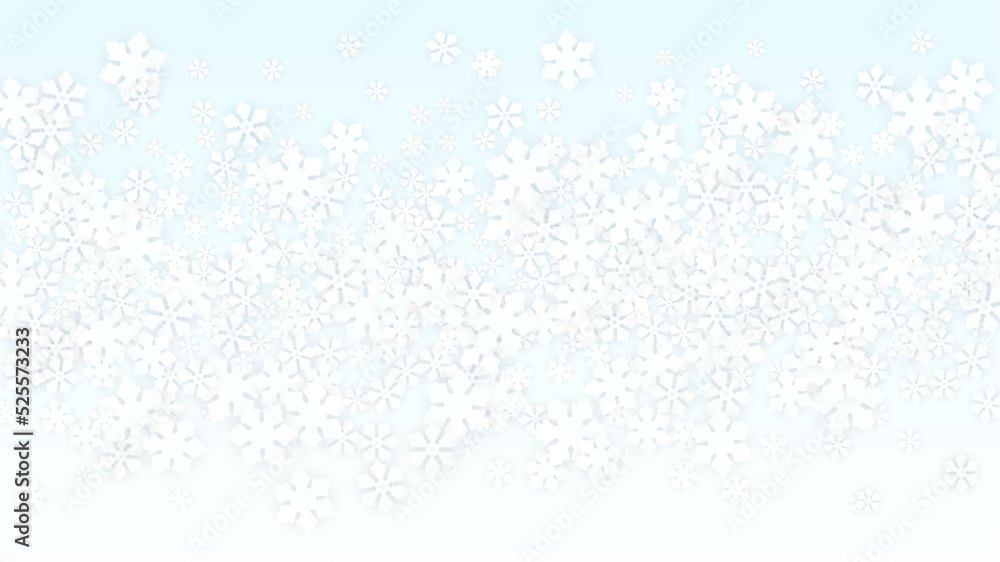 Christmas Vector Background with Falling Snowflakes. Isolated on Red Background. Realistic Snow Sparkle Pattern. Snowfall Overlay Print. Winter Sky. Papercut Snowflakes. Christmas Vector Background with Falling Snowflakes. Isolated on Red Background. Realistic Snow Sparkle Pattern. Snowfall Overlay Print. Winter Sky. Papercut Snowflakes.