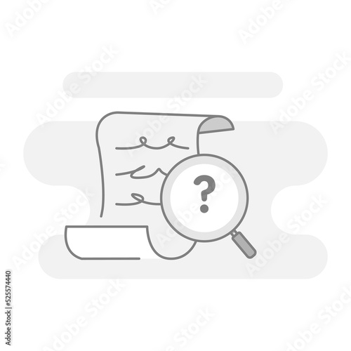 information not found concept illustration flat design vector eps10. modern graphic element for landing page, empty state ui, infographic, icon