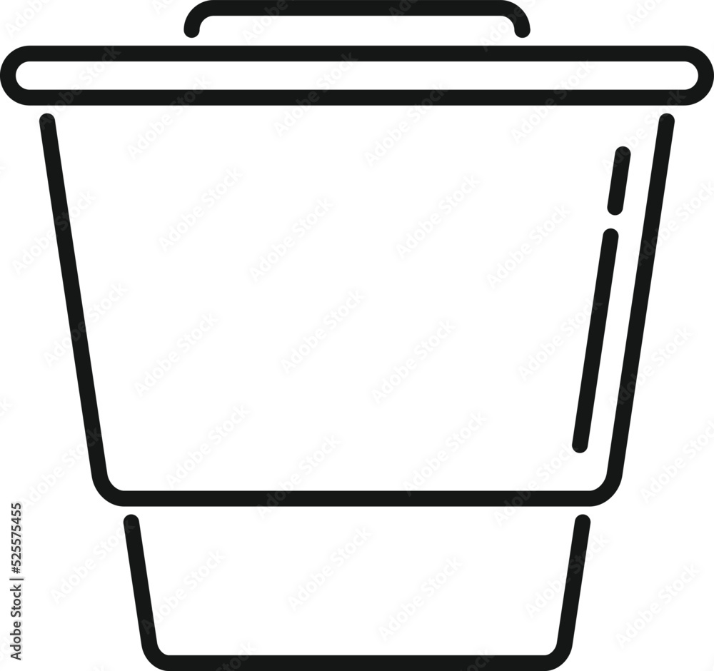 Capsule cup icon outline vector. Espresso cup Capsule cup icon outline vector. Espresso cup