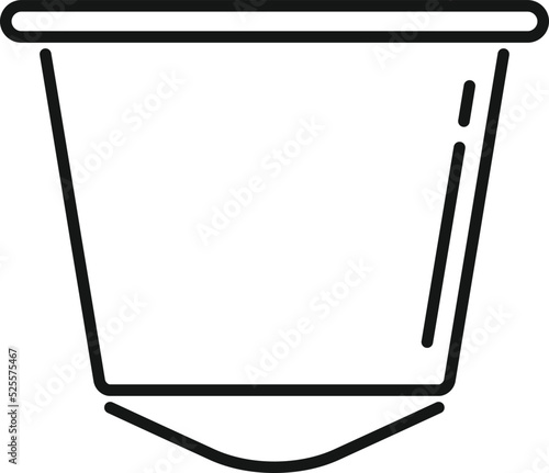 Coffee capsule pleasure icon outline vector. Cafe espresso