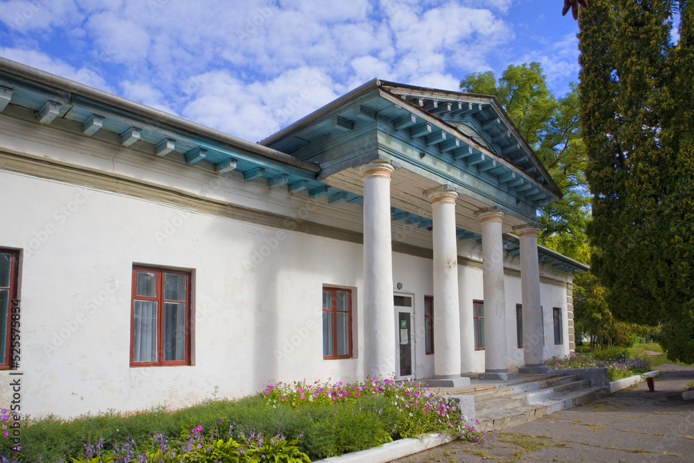 Side building near Mansion Zakrevskih in Berezova Rudka, Poltava region, Ukraine