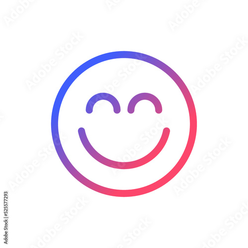 Portrait mode pixel perfect gradient linear ui icon. Correction of imperfections. Photo editor. Retouch. Line color user interface symbol. Modern style pictogram. Vector isolated outline illustration