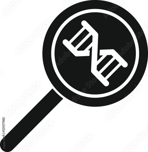 Search dna icon simple vector. Gmo food